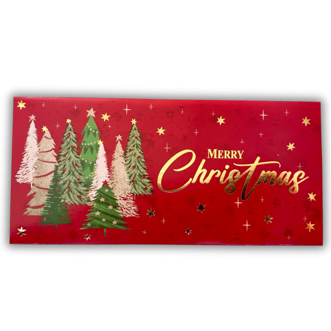 Sobres para dinero metalizado (5 pz) - Navidad
