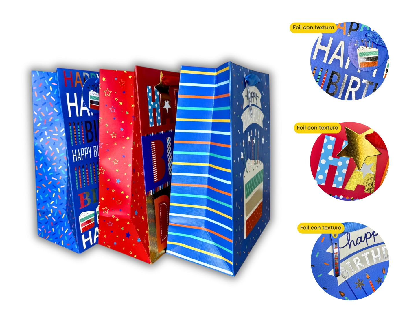 Bolsa de Regalo Mediana 105-3 (12 piezas)