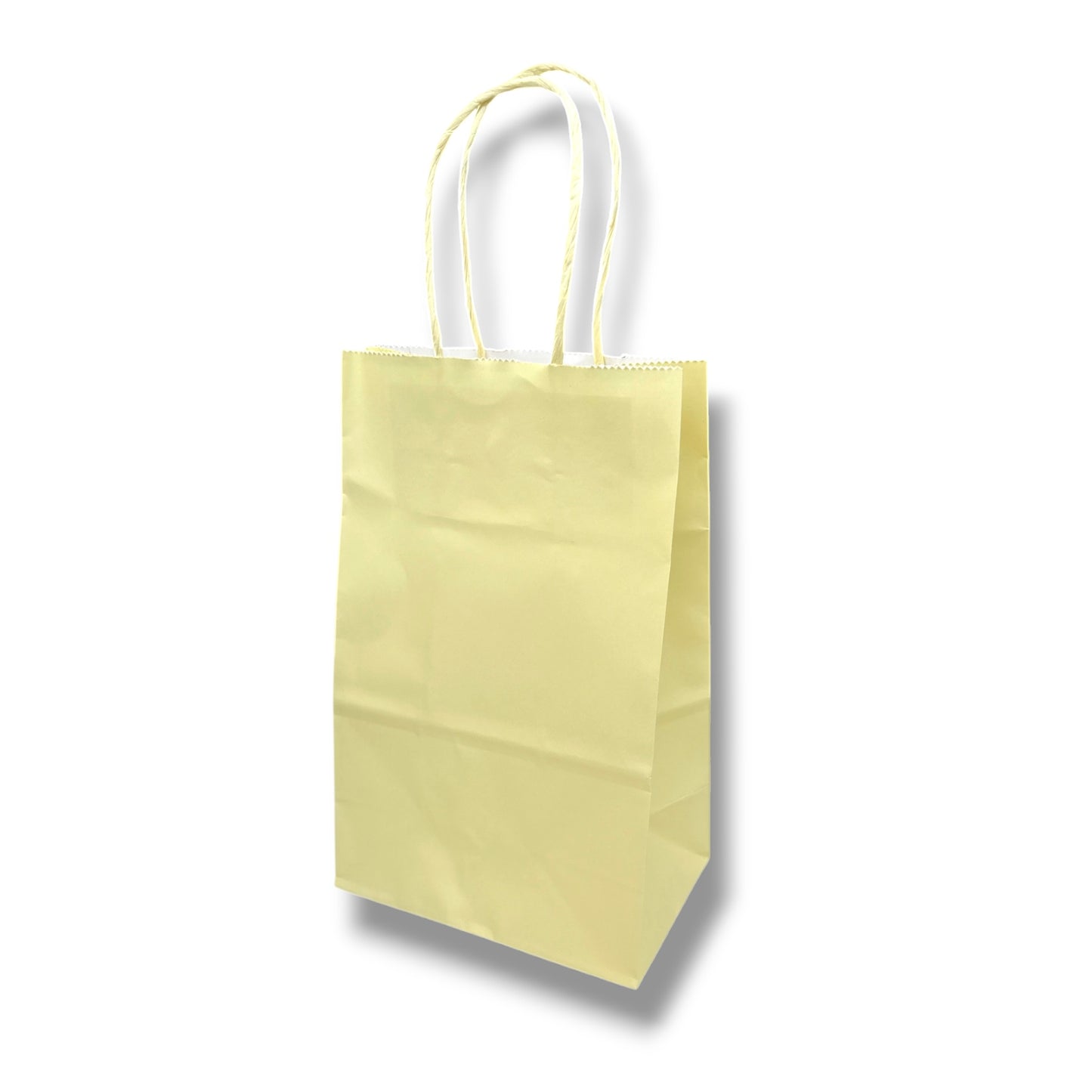 Bolsas Kraft (12 piezas) - Amarillo pastel