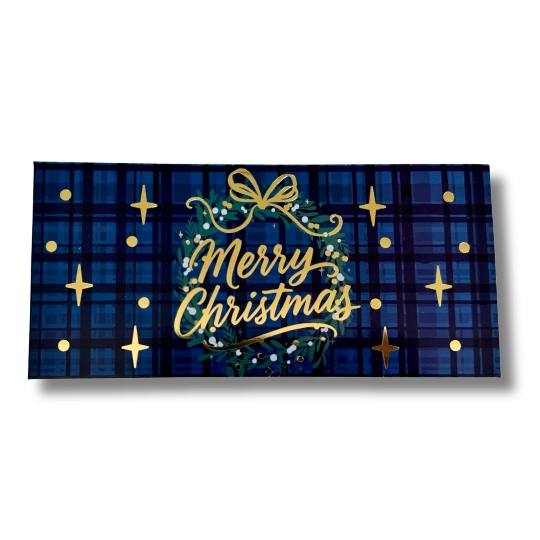 Sobres para dinero metalizado (5 pz) - Navidad