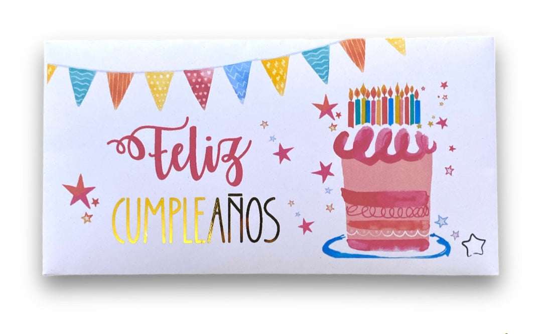 Sobres para dinero metalizado (5 pz)