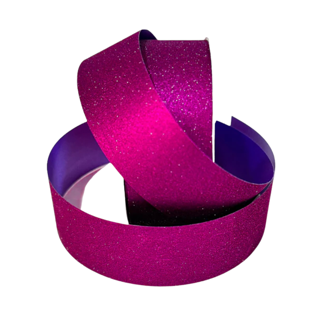 Listón Glitter - Morado