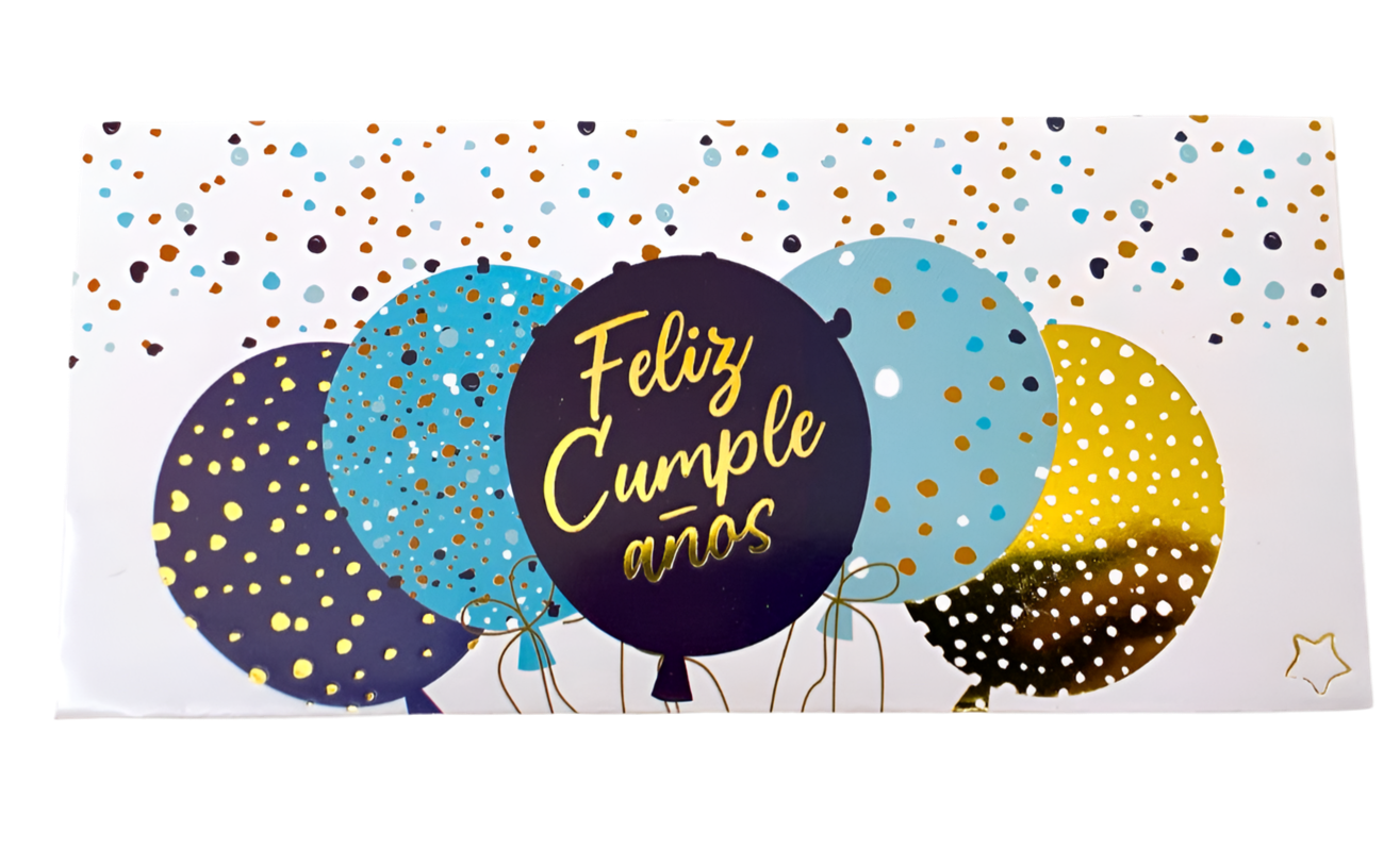 Sobres para dinero metalizado (5 pz)