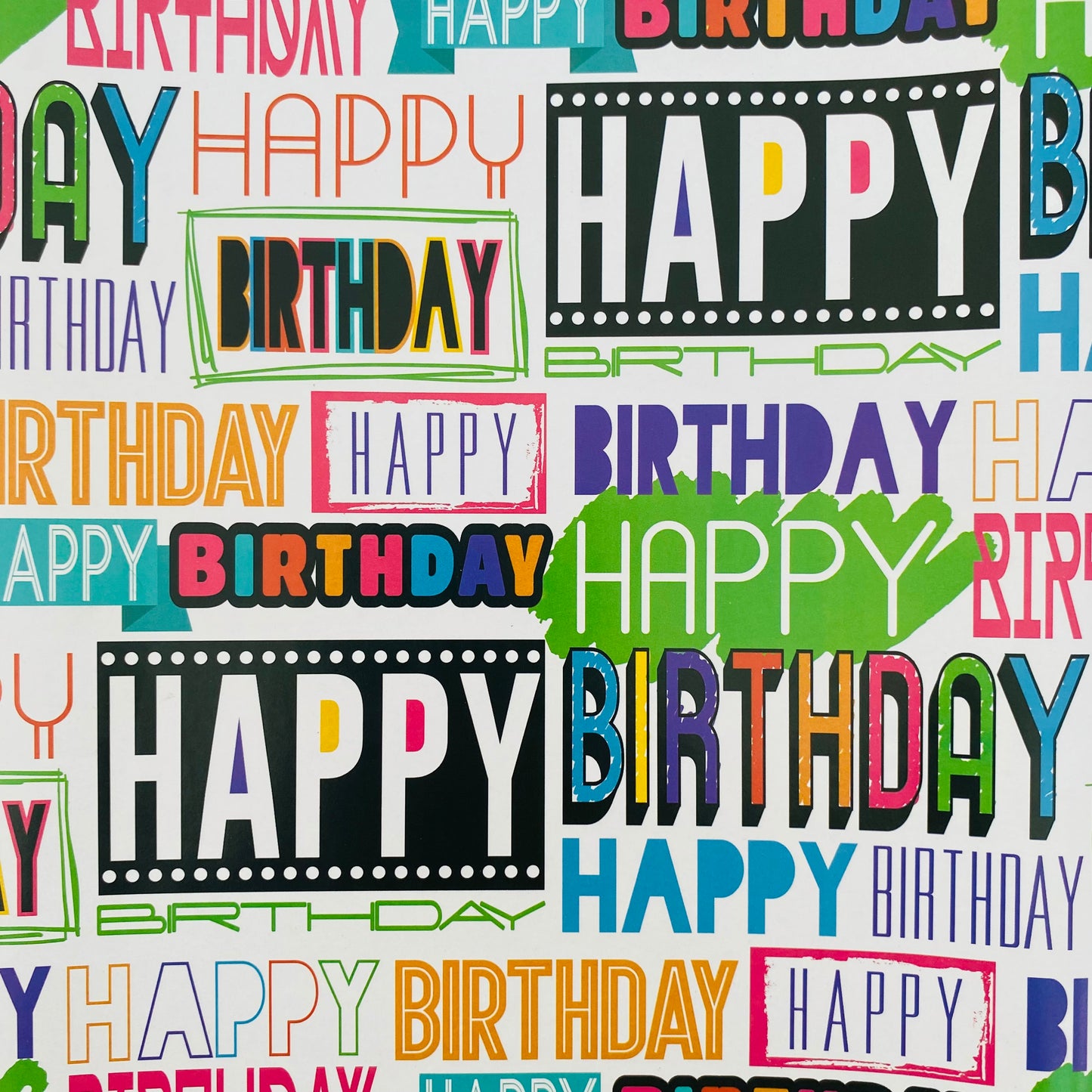 Papel de Regalo Cumpleaños 114 (25 Pliegos)