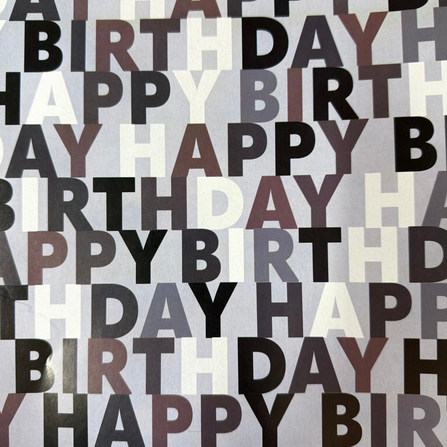 Papel de regalo en pliego - Cumpleaños (25 Pliegos)