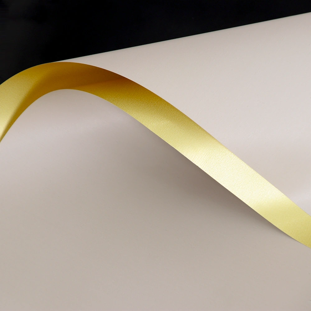 Papel Floral - Doble Vista Oro CK-130