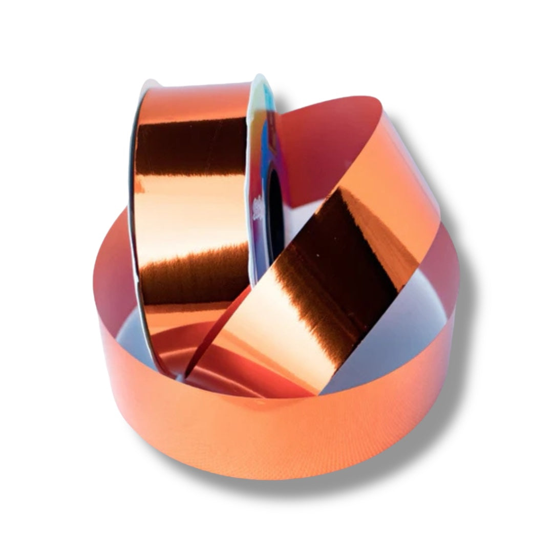 Listón metálico liso - Mandarina