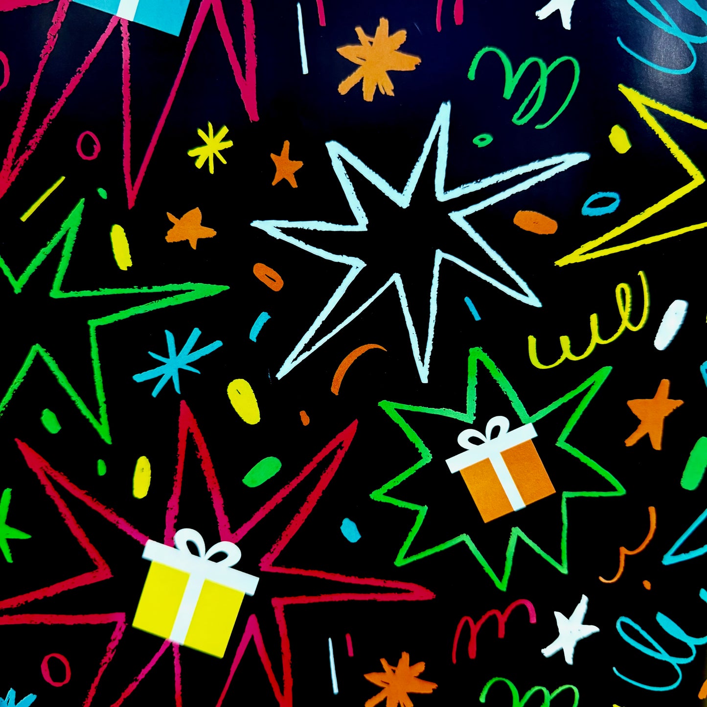 Papel de regalo en pliego - Cumpleaños (25 Pliegos)