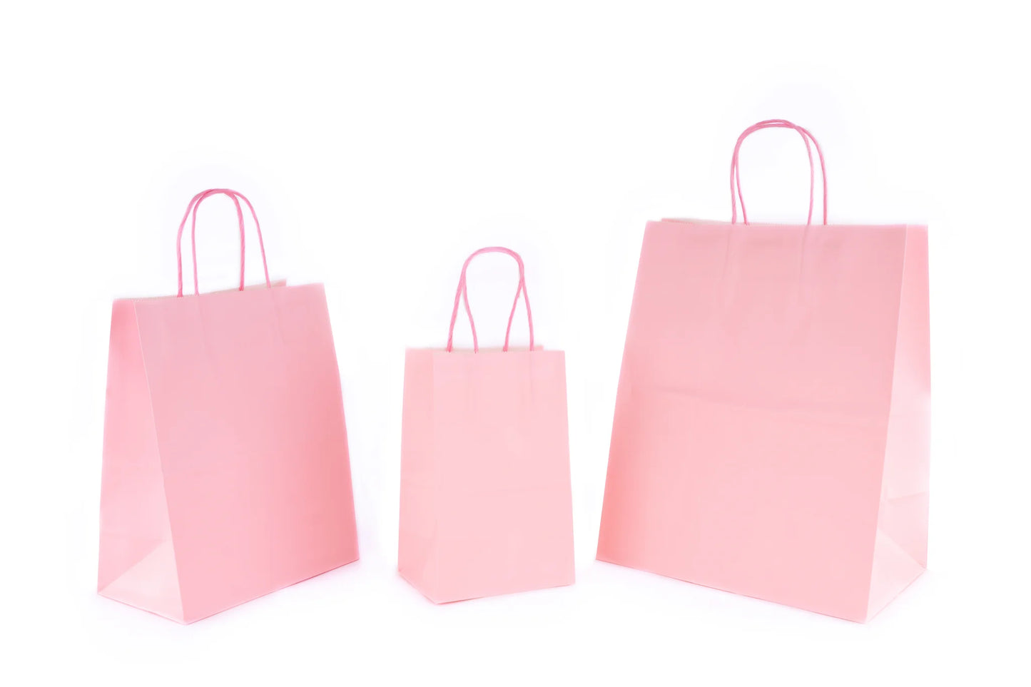 Bolsas Kraft (12 piezas) - Rosa