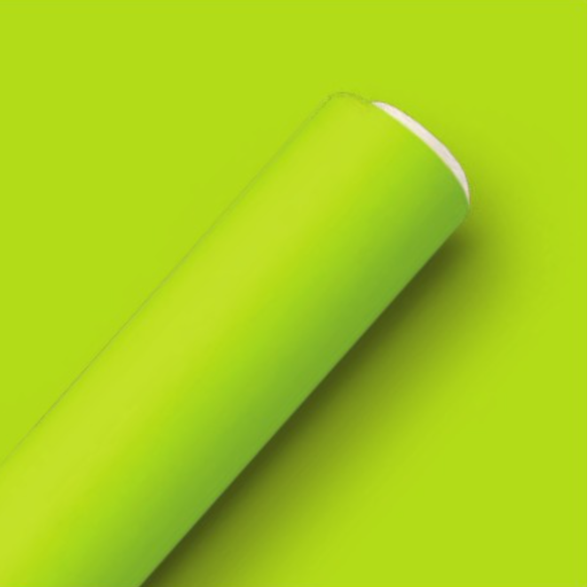 Papel de regalo sólido - Verde Limón