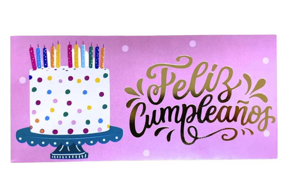 Sobres para dinero metalizado (5 pz)