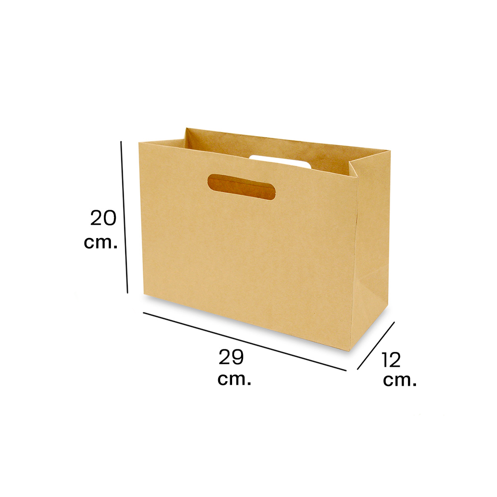 Paquete de Bolsa kraft Chica 27 (12 pz)