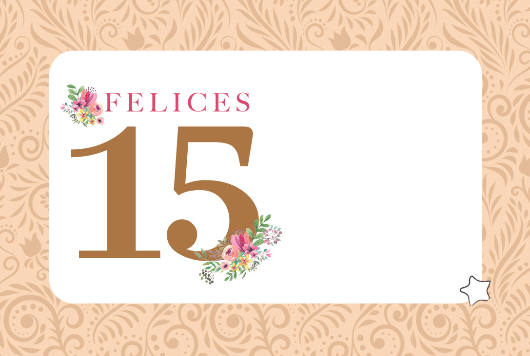 Tarjetas De-Para XV Años DPC-152