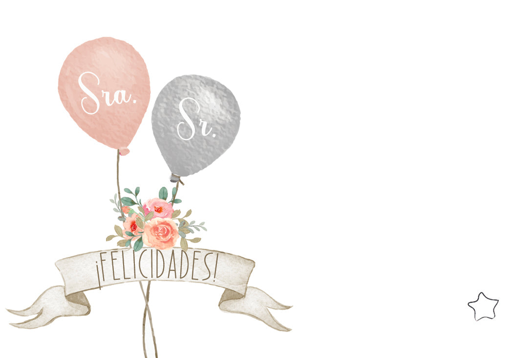 Tarjeta De-Para Boda TDPB-103