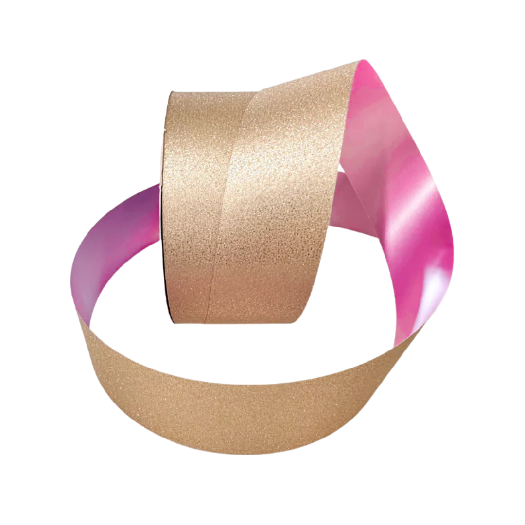 Listón Glitter - Rose Gold