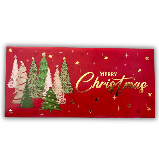 Sobres para dinero metalizado (5 pz) - Navidad