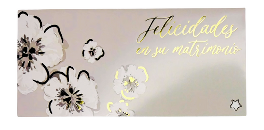 Sobres para dinero metalizado (5 pz)