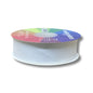 Listón satinado mate 2.5 cm - blanco hueso