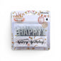 Velas Happy Birthday - Plata