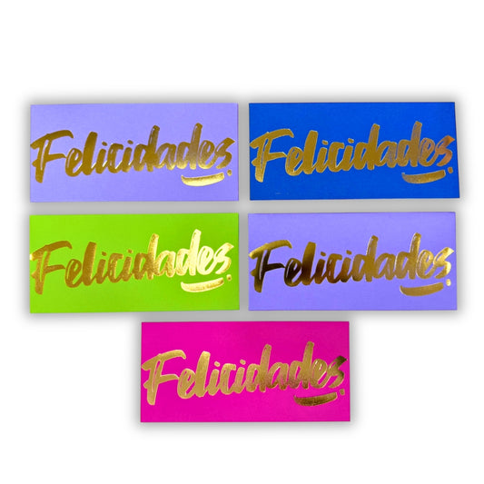 Sobres para dinero metalizado (5 pz)