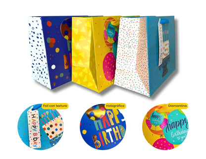 Bolsa de Regalo Mediana 107-3 (12 piezas)