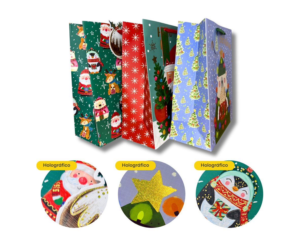 Bolsa de Regalo Grande 206-4 (12 piezas)