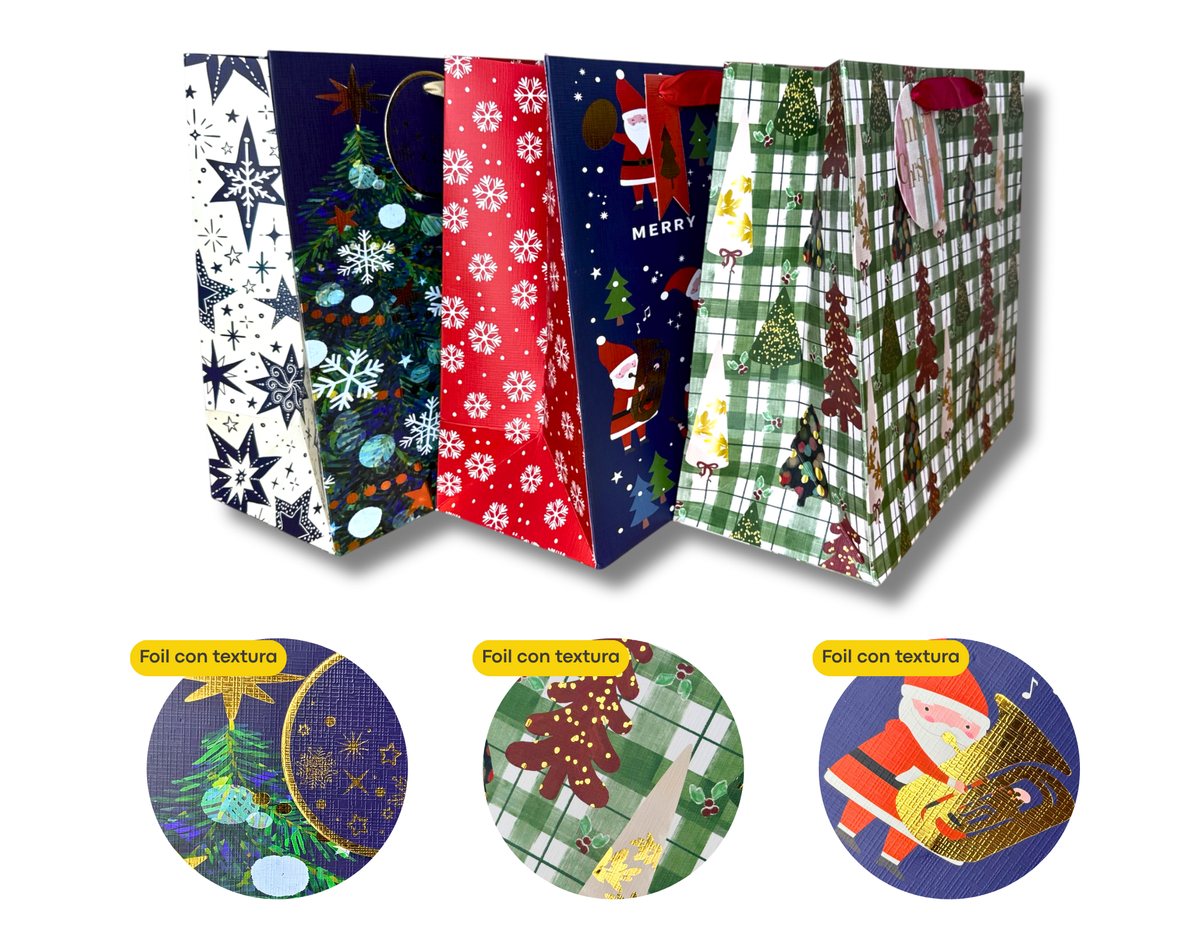 Bolsa de Regalo Grande 208-4 (12 piezas)
