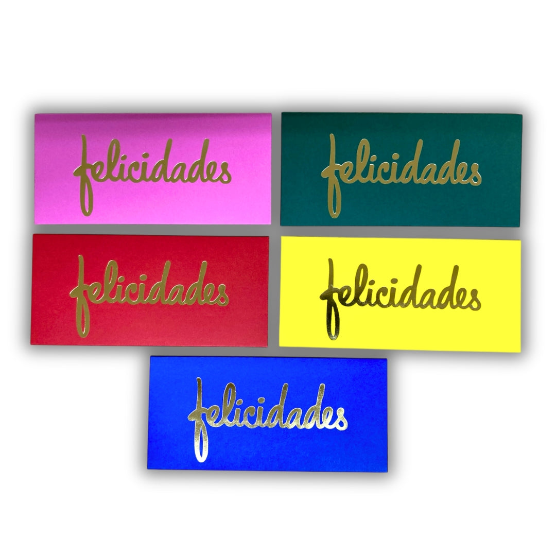 Sobres para dinero metalizado (5 pz)