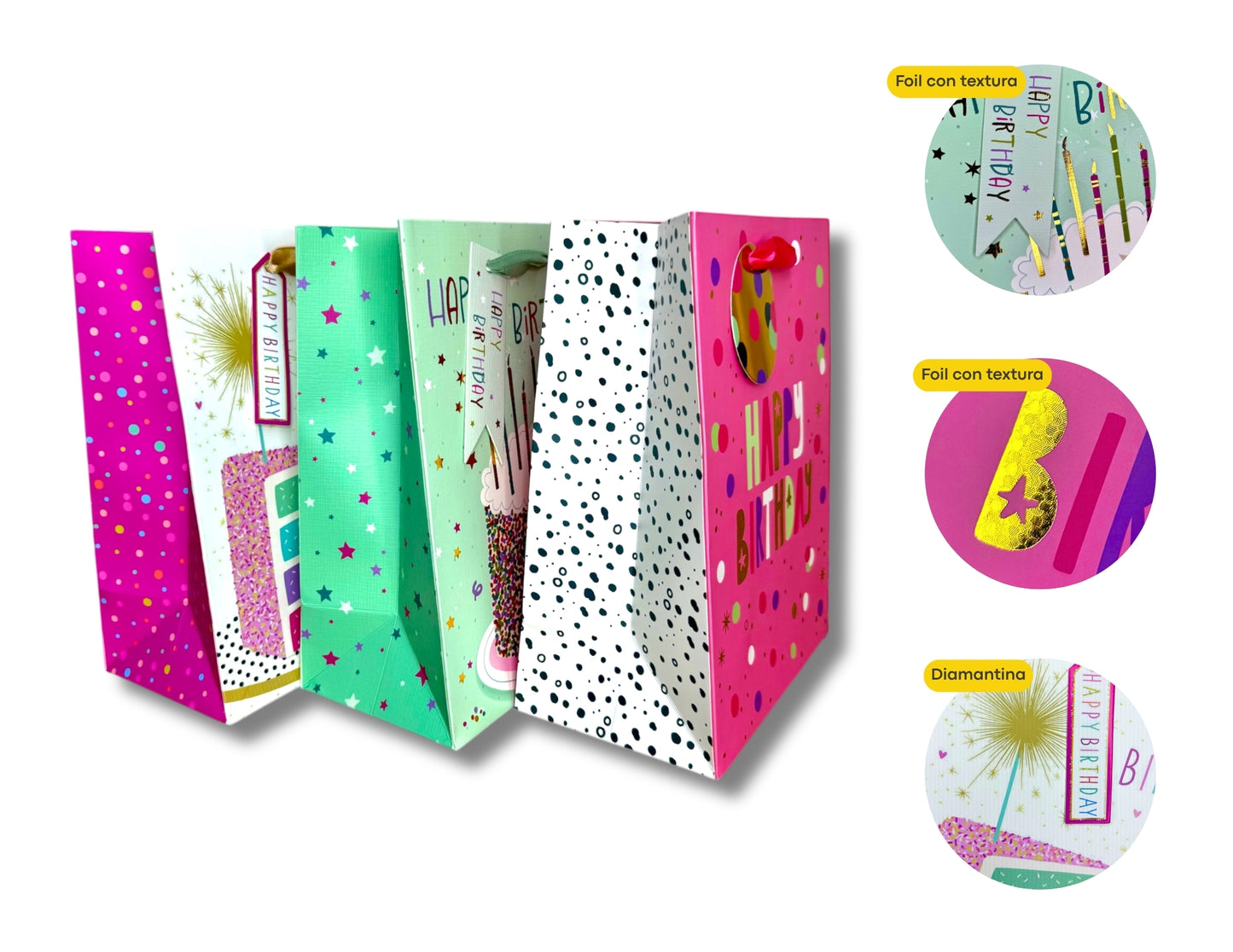 Bolsa de Regalo Mediana 108-3 (12 piezas)