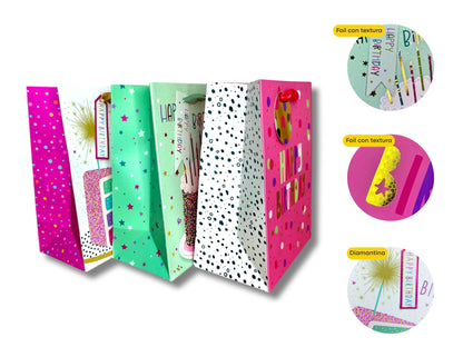 Bolsa de Regalo Mediana 108-3 (12 piezas)