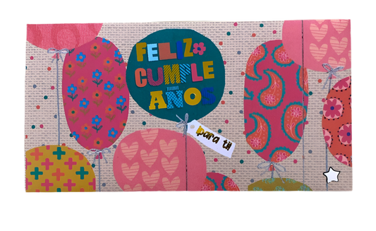 Sobres para dinero metalizado (5 pz)