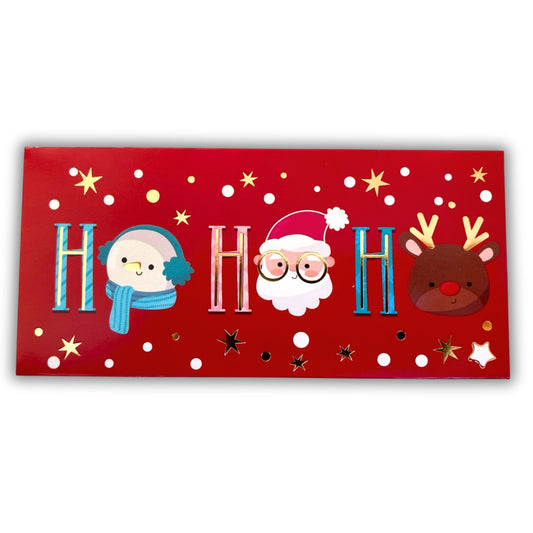 Sobres para dinero metalizado (5 pz) - navidad