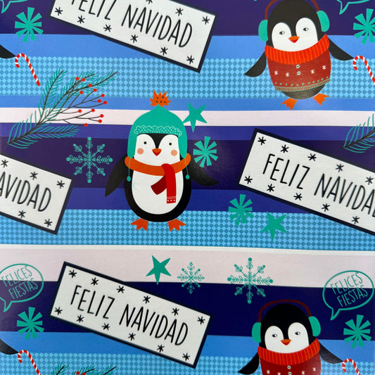 Papel de Regalo Navidad 240 (25 pliegos)