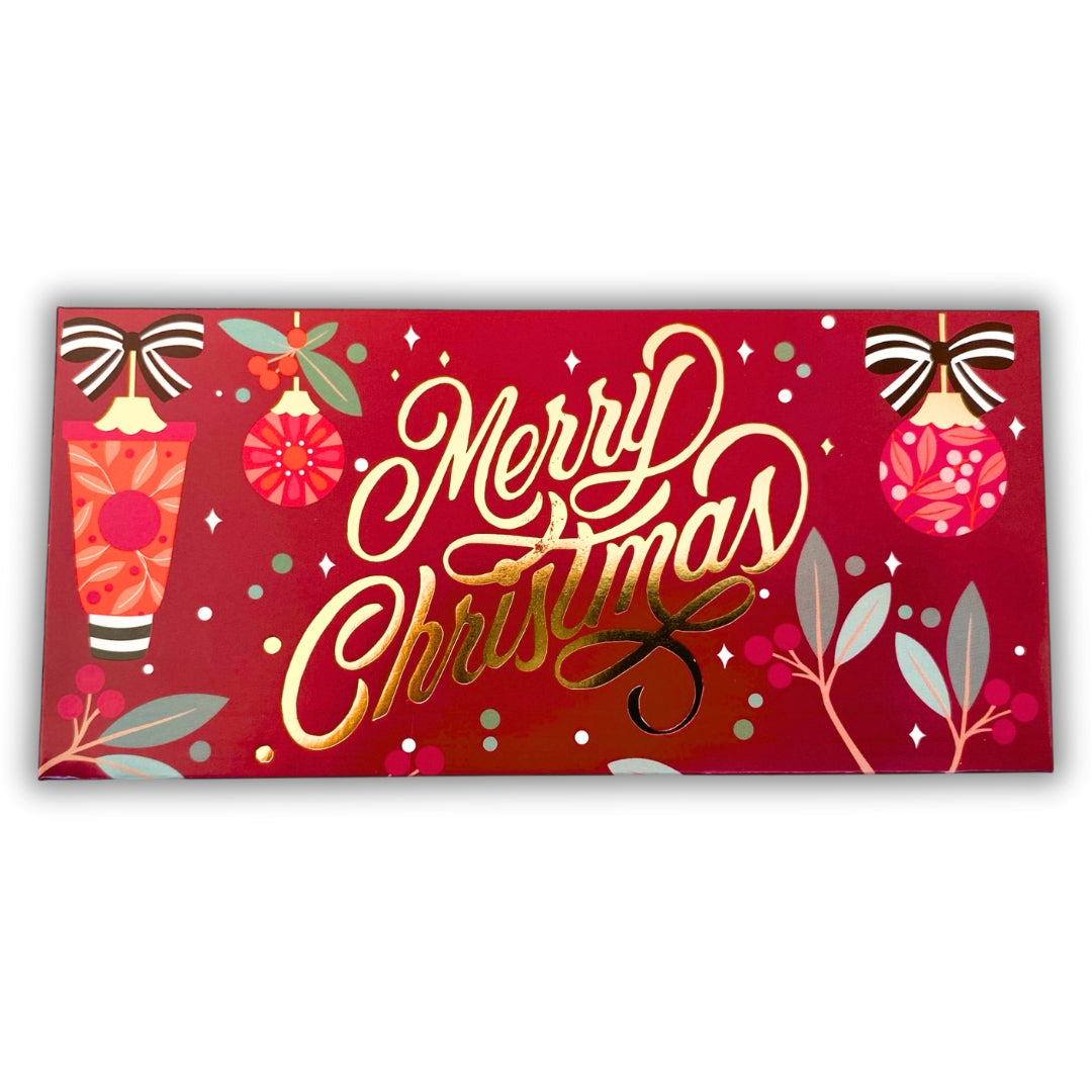 Sobres para dinero metalizado (5 pz) - navidad