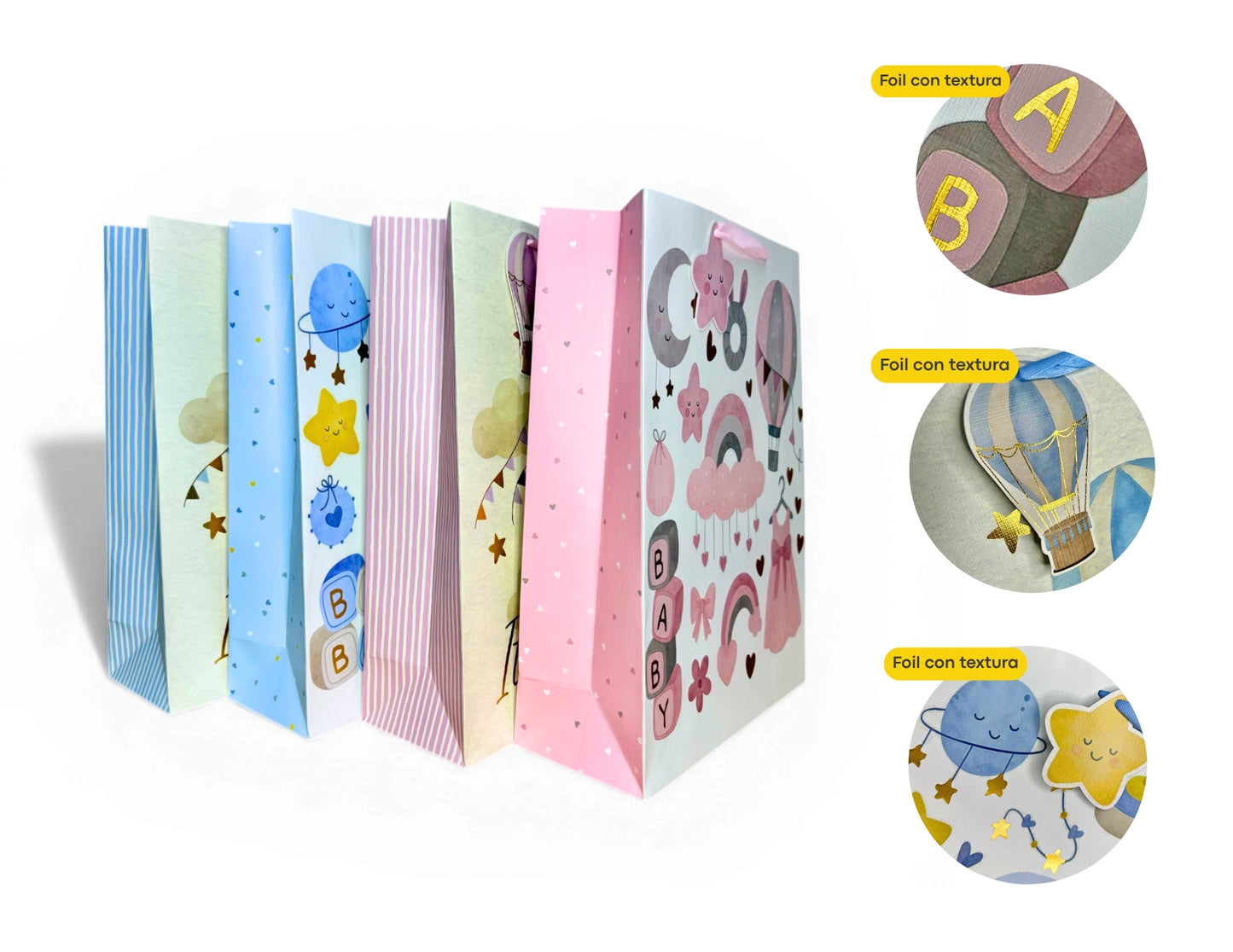 Bolsa de Regalo Mediana 100-3 (12 piezas)