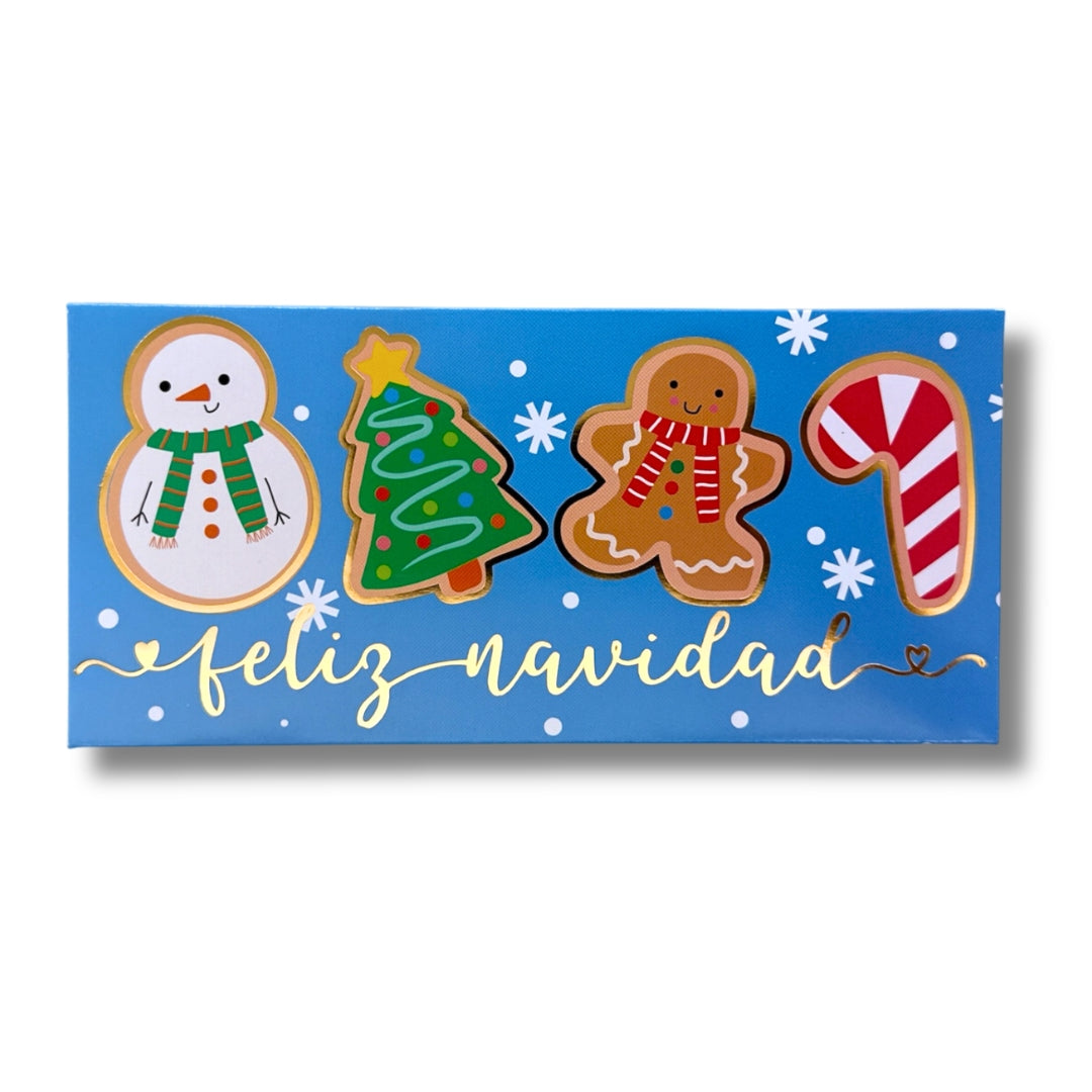 Sobres para dinero metalizado (5 pz) - Navidad (Copia)