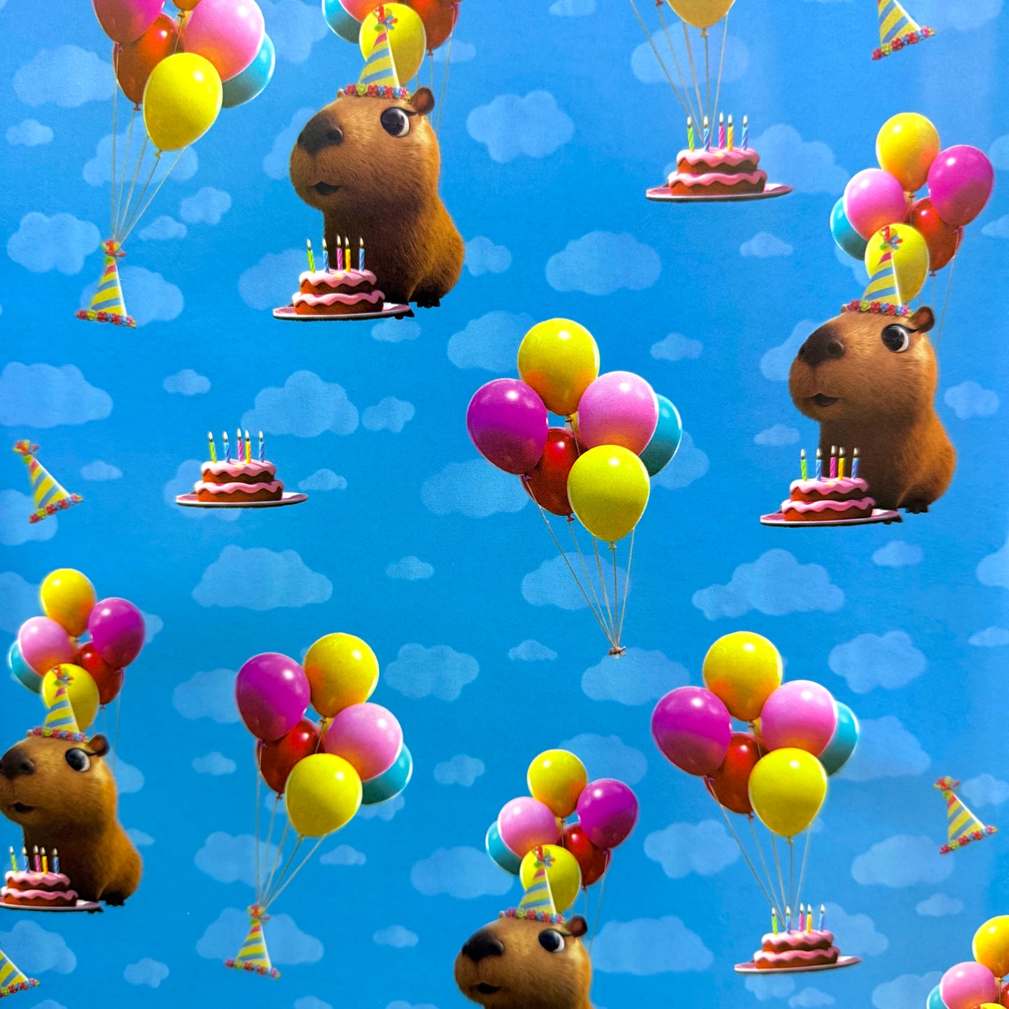 Papel de regalo en pliego - Cumpleaños (25 Pliegos)