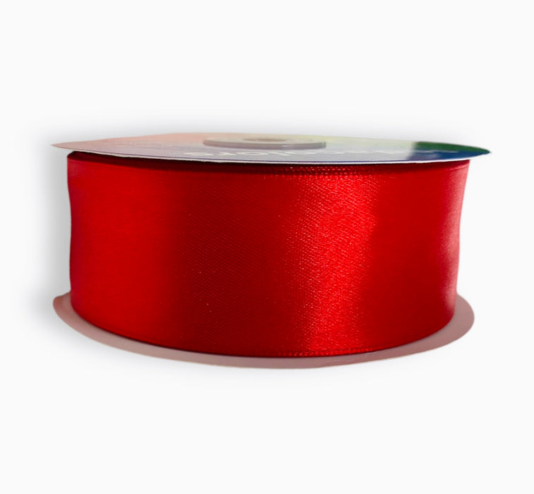 Listón Satinado 3.8cm - Rojo