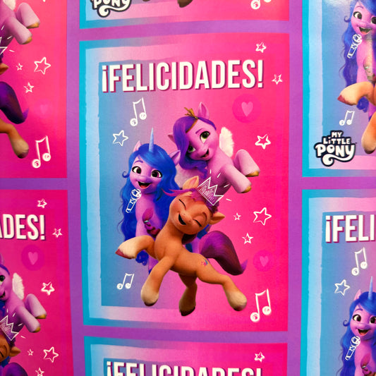 Papel de regalo en pliego - Personaje (25 Pliegos)