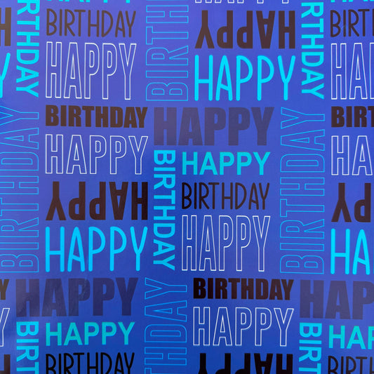 Papel de regalo en pliego - Cumpleaños (25 Pliegos)