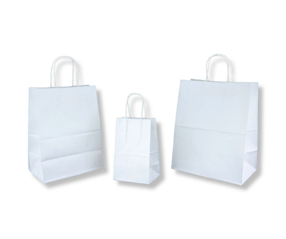 Bolsas Kraft (12 piezas) - Blanca