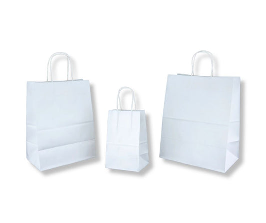 Bolsas Kraft (12 piezas) - Blanca