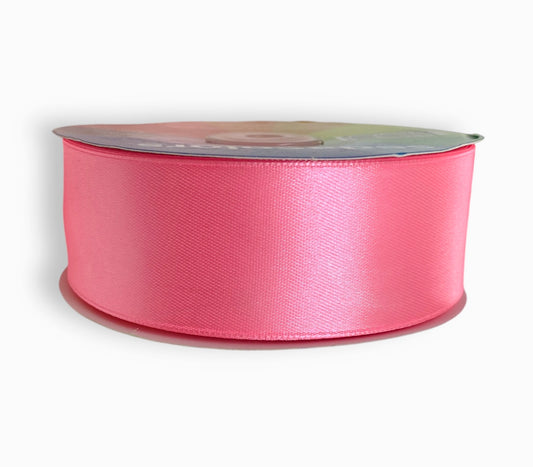 Listón Satinado 3.8cm - Rosa