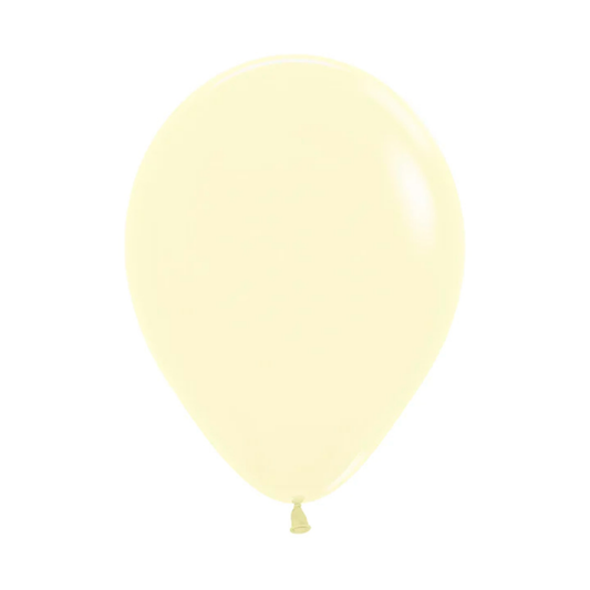 Globo Látex Sempertex - Pastel Mate Amarillo