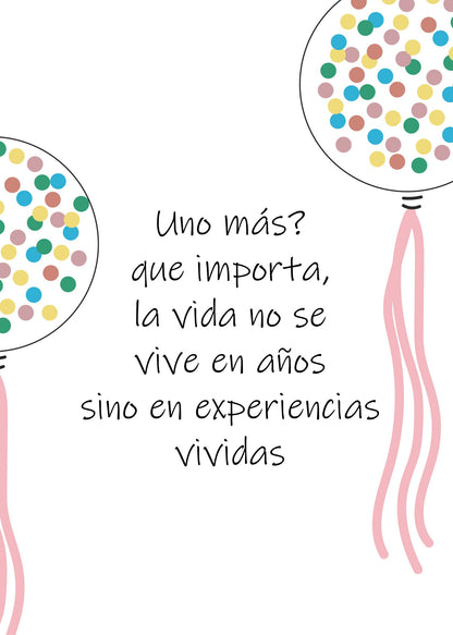 Tarjeta Cumpleaños TC254 (3pz)