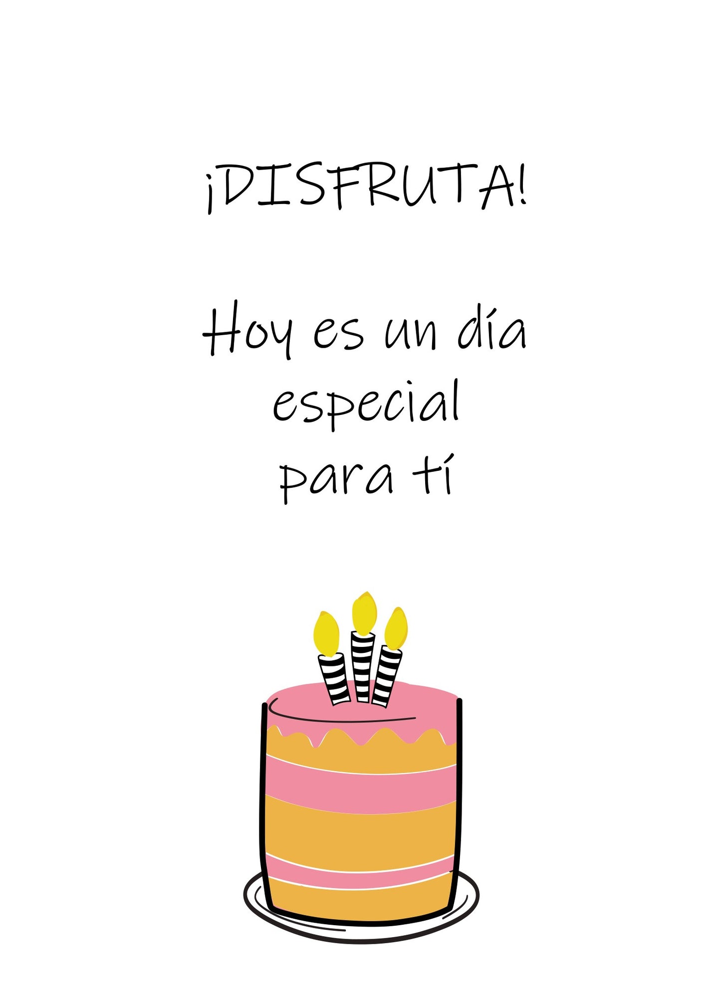 Tarjeta Cumpleaños TC255 (3pz)