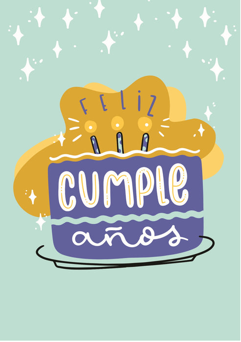 Tarjeta Cumpleaños TC171 (3pz)