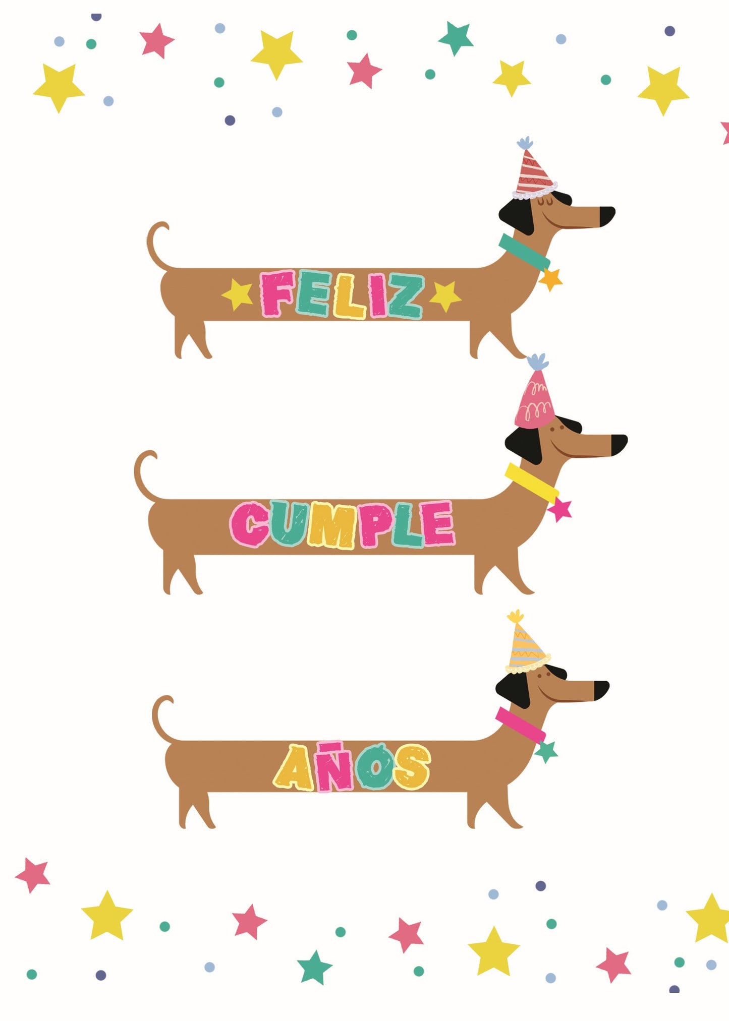 Tarjeta Cumpleaños TC174 (3pz)