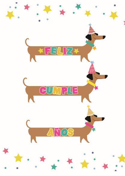 Tarjeta Cumpleaños TC174 (3pz)