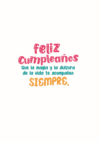Tarjeta Cumpleaños TC186 (3pz)